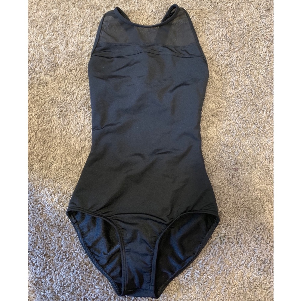 Black Low Cut Leotard 🌷